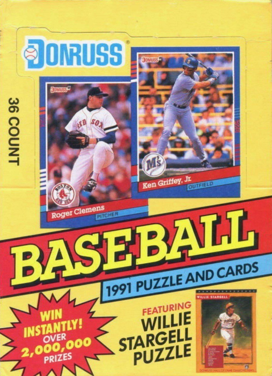 1991 Donruss Series 1 Baseball Hobby Box | Eastridge Sports Cards