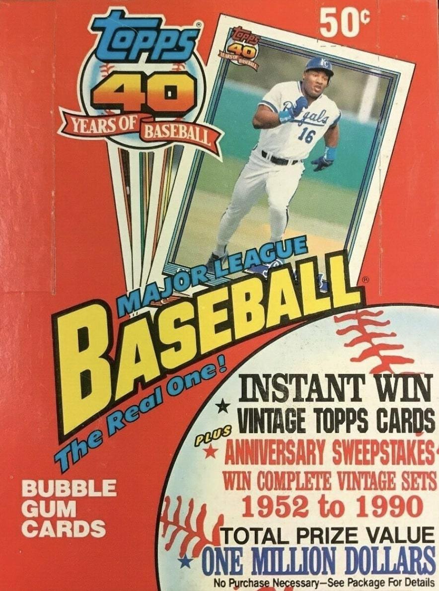 1991 Topps Baseball Hobby Box | Eastridge Sports Cards