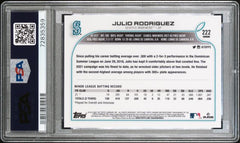 2022 Topps Chrome #222 Julio Rodriguez SP PSA 9 (Rookie) | Eastridge Sports Cards