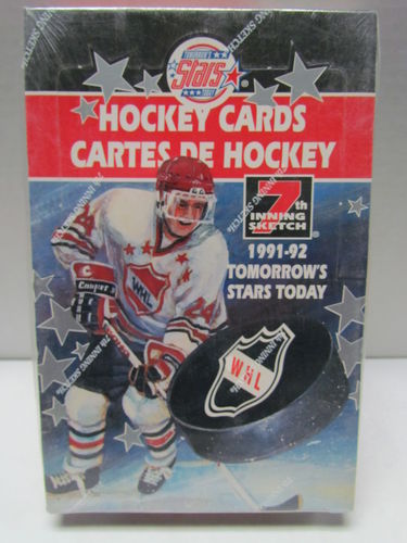 1991-92 7th Inning Sketch WHL Hockey Hobby Box