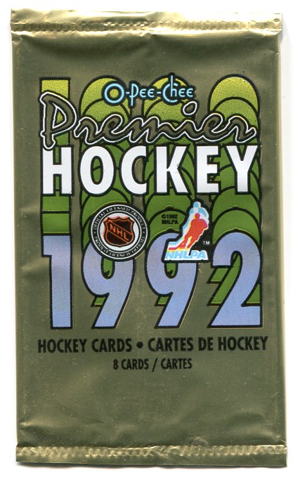1991-92 O-Pee-Chee Premier Hockey Pack | Eastridge Sports Cards