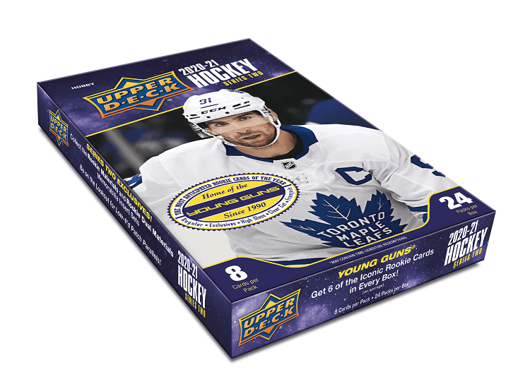 2020-21 Upper Deck Series 2 Hockey Hobby Box | Eastridge Sports Cards