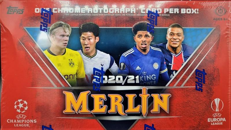 2020-21 Topps Merlin Chrome UEFA Champions League Hobby Box