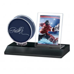Ultra Pro Puck & Card Black Wood Display | Eastridge Sports Cards