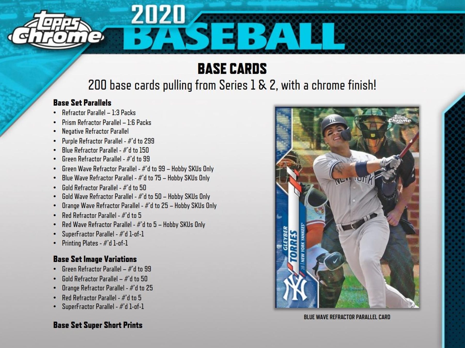 2020 Topps Chrome Baseball Hobby Pack | Eastridge Sports Cards