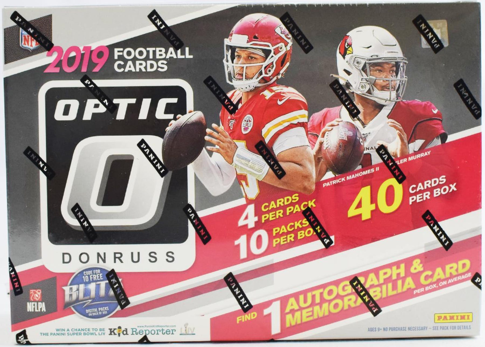 2019 Panini Donruss Optic Football Hobby Collectors Box