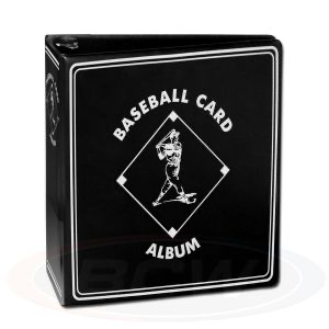 BCW 3" Baseball Binder- Black | Eastridge Sports Cards