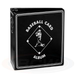 BCW 3" Baseball Binder- Black