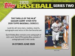 2020 Topps Baseball Series 2 Jumbo Pack