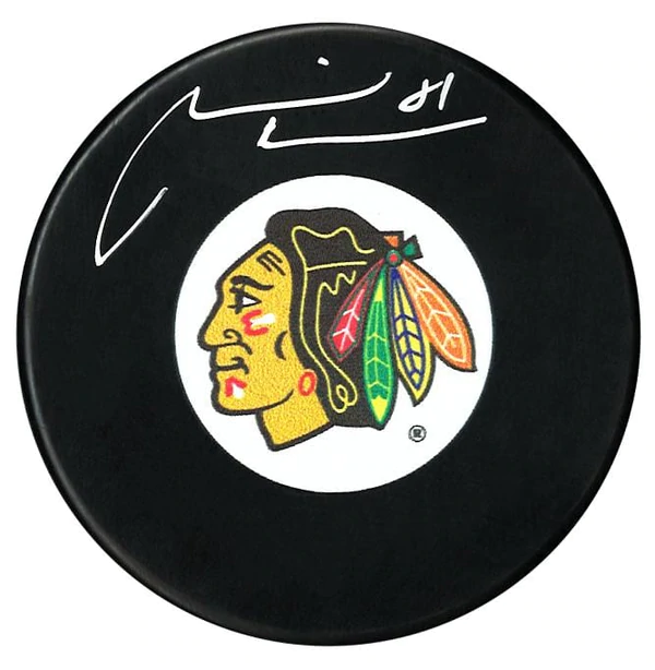 Marian Hossa Autographed Chicago Blackhawks Puck | Eastridge Sports Cards