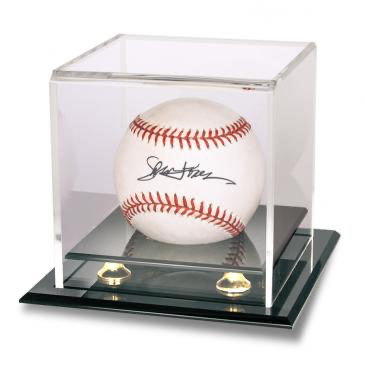 Ultra Pro Baseball & Puck Gold Riser Display