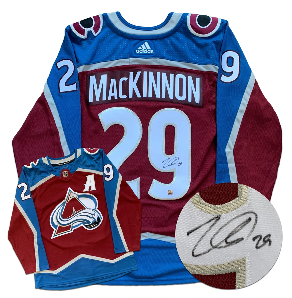 Nathan MacKinnon Colorado Avalanche Autographed Adidas Pro Jersey | Eastridge Sports Cards
