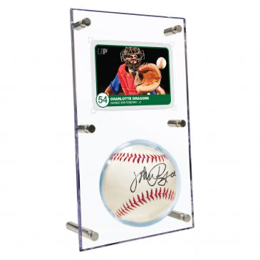 Ultra Pro Clear Ball & Card Flip Display