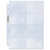 Ultra Pro 8-Pocket Platinum Page with 3-1/2" X 2-3/4" Pockets 10pk | Eastridge Sports Cards