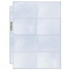 Ultra Pro 8-Pocket Platinum Page with 3-1/2" X 2-3/4" Pockets 10pk