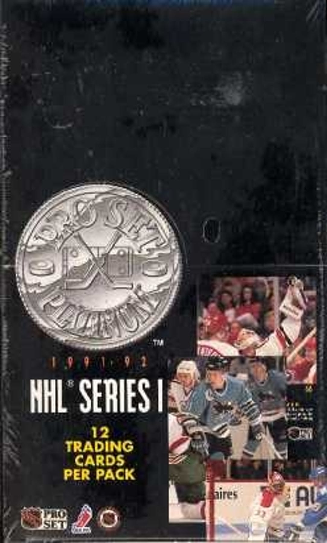1991-92 Pro Set Platinum Series 1 Hockey Hobby Box
