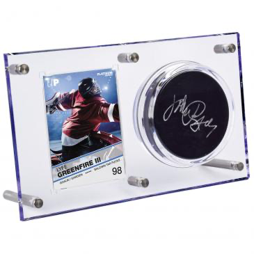 Ultra Pro Clear Puck and 120pt Card Flip Display | Eastridge Sports Cards