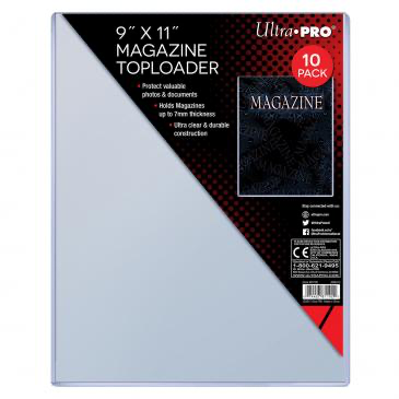 Ultra Pro 9" X 11-1/4" Thick Magazine Toploader 10ct | Eastridge Sports Cards