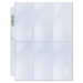 Ultra Pro 6-Pocket Platinum Page with 2-1/2" X 5-1/4" Pockets 10pk