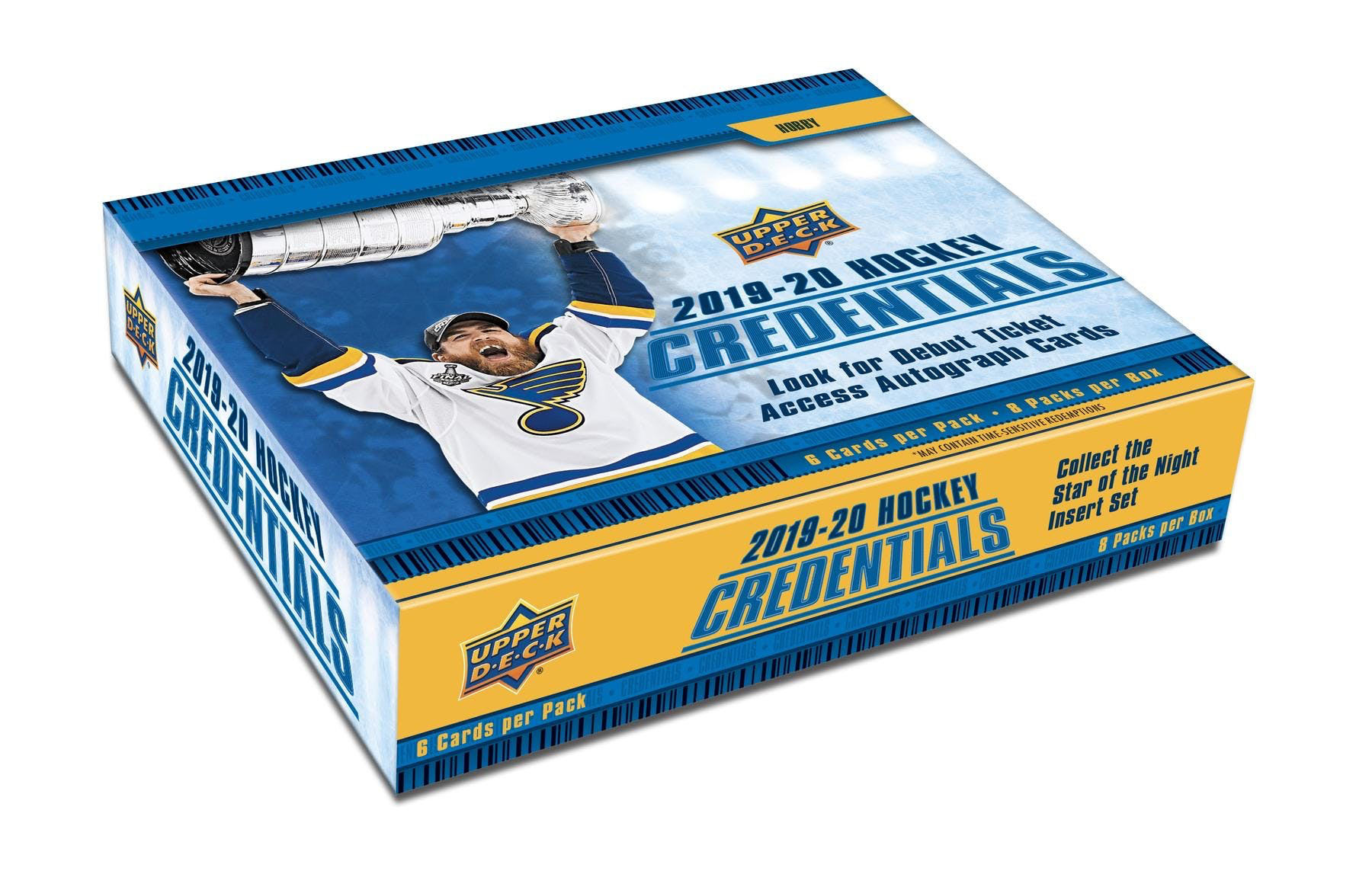 2019-20 Upper Deck Credentials Hockey Hobby Box | Eastridge Sports Cards