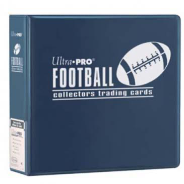 Ultra Pro 3" Blue Football Album | Eastridge Sports Cards