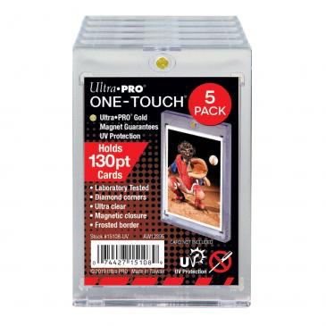 Ultra Pro 130pt UV One-Touch Magnetic Holder 5 pack