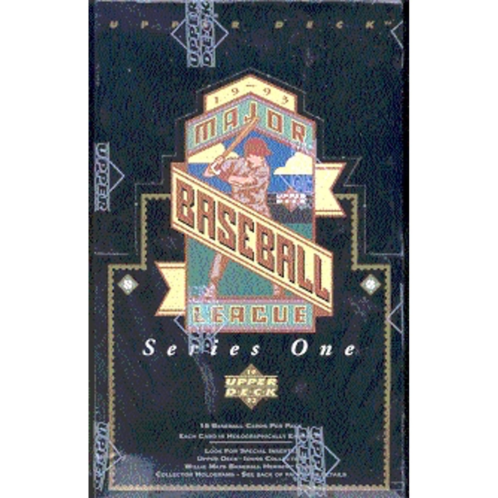 1993 Upper Deck Series 1 Baseball Hobby Box