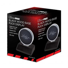 Ultra Pro Black Wood Base Puck Display | Eastridge Sports Cards