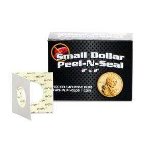 BCW Peel-N-Seal Flips 2x2 - Adhesive - Small Dollar | Eastridge Sports Cards