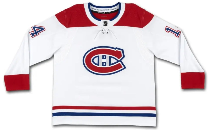 Nick Suzuki Autographed White Adidas Montreal Canadiens Jersey  (Upper Deck Authenticated) | Eastridge Sports Cards