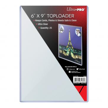 Ultra Pro 6" X 9" Toploader 25ct | Eastridge Sports Cards