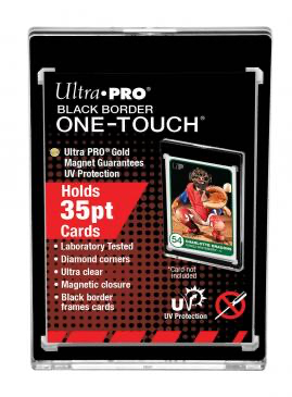 Ultra Pro 35PT Black Border UV ONE-TOUCH Magnetic Holder | Eastridge Sports Cards