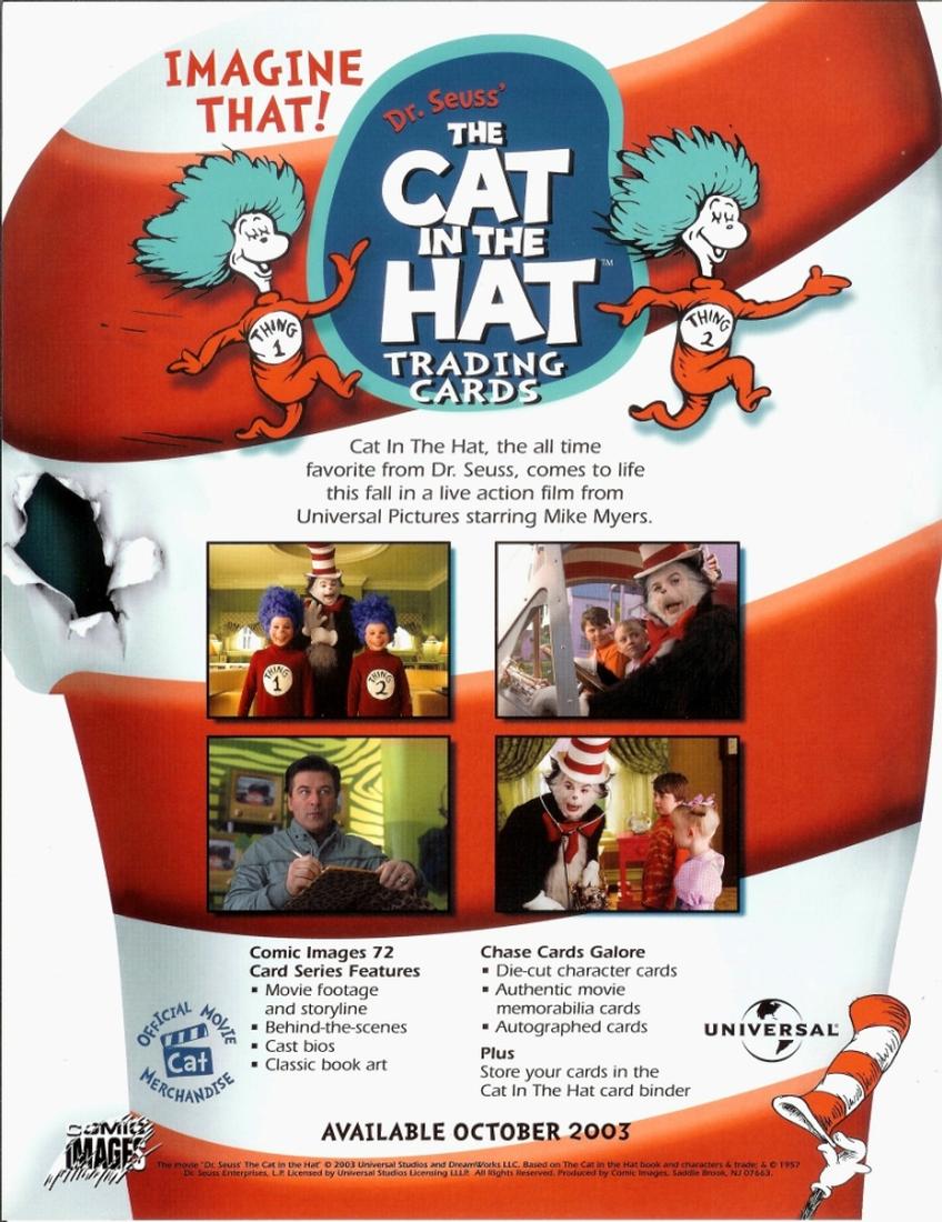 Dr. Seuss The Cat in the Hat Movie Hobby Pack