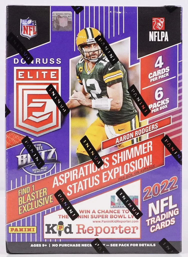 2022 PANINI ELITE FOOTBALL BLASTER BOX