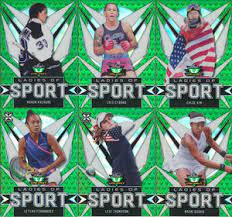 2021 LEAF 2021 VALIANT LADIES OF SPORT 6-CARD SET - GREEN (ONLY 150 MADE)