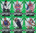 2021 LEAF 2021 VALIANT LADIES OF SPORT 6-CARD SET - GREEN (ONLY 150 MADE)
