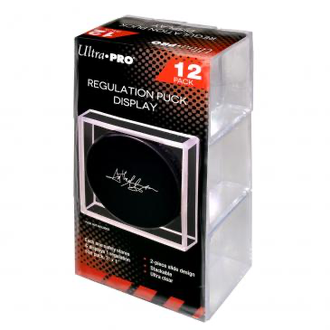 Ultra Pro Regulation Puck Holder Value 12-Pack