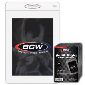 BCW Semi-Rigid Card Holder #1 (50 Ct.) | Eastridge Sports Cards