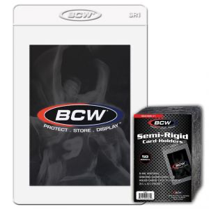 BCW Semi-Rigid Card Holder #1 (50 Ct.)