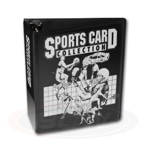 BCW Sports Card Collection 3" D-ring Binder- Black | Eastridge Sports Cards