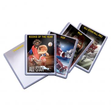 Ultra Pro 3x4 Gold Foil Mixed Title Top Loaders - 25pk