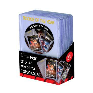 Ultra Pro 3x4 Gold Foil Mixed Title Top Loaders - 25pk | Eastridge Sports Cards