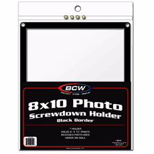 BCW 8x10 Screwdown Holder - Black Border | Eastridge Sports Cards