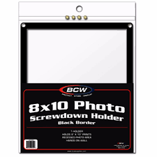 BCW 8x10 Screwdown Holder - Black Border
