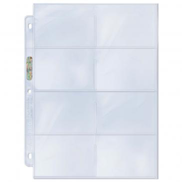 Ultra Pro 8-Pocket Platinum Page with 3-1/2