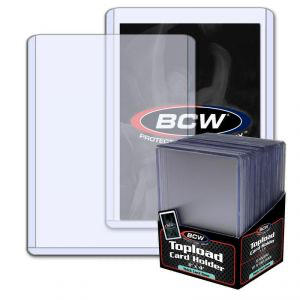 BCW Thick Card Topload Holders - 79 PT. (2mm) 25ct