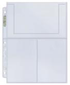 Ultra Pro 3-Pocket Platinum Page for 4" X 6" Photos 100ct
