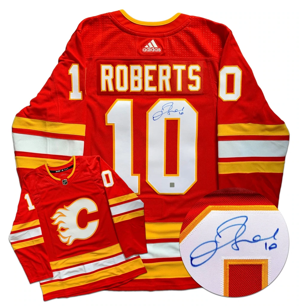 Gary Roberts Calgary Flames Autographed Adidas Pro Jersey | Eastridge Sports Cards