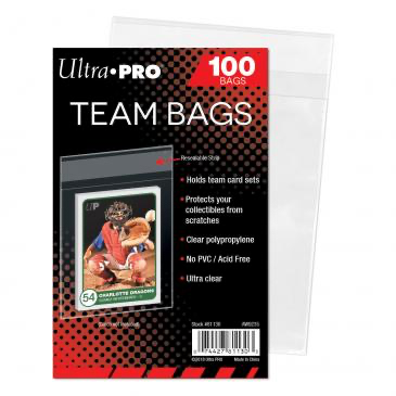 Ultra Pro Team Bags Resealable Sleeves 100ct | Eastridge Sports Cards