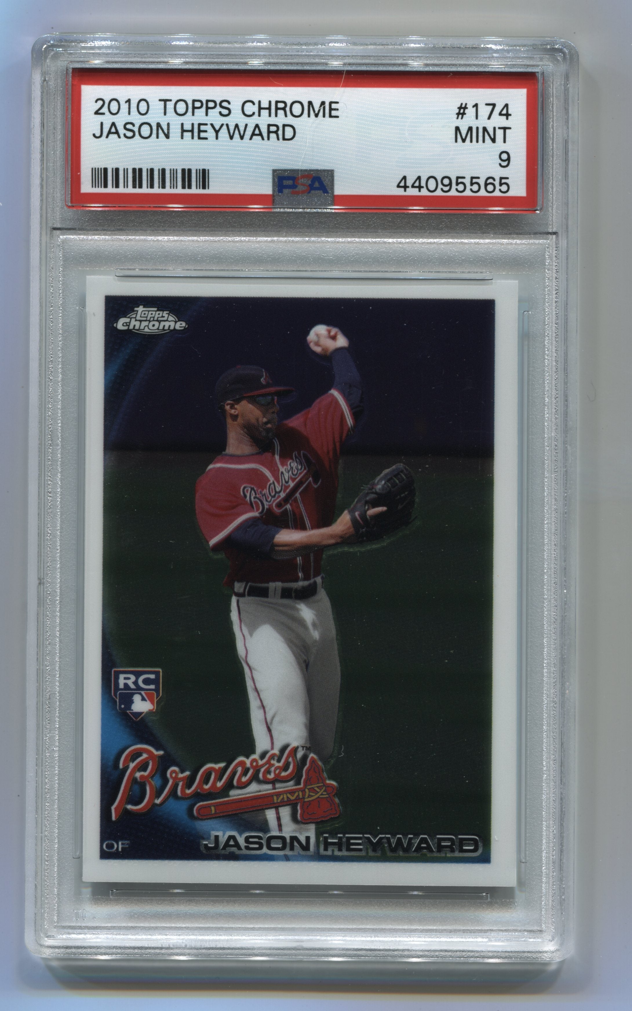 2010 Topps Chrome #174 Jason Heyward PSA 9 (Rookie) | Eastridge Sports Cards